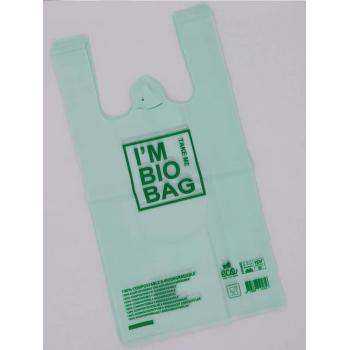 Reklamówka I`M BIO BAG biodegradowalna kompostowalna eko 28x48cm 500szt/opak
